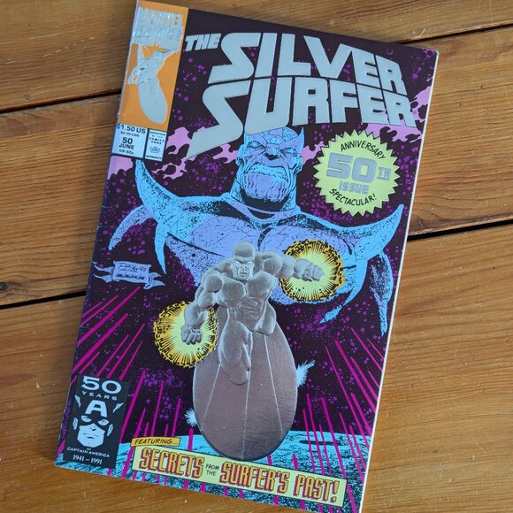 The Silver Surfer #50 Marvel Comics 50th Anniversary Issue Spectacular - Picture 1 of 7